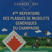 Repertoire Plaques de muselets Gnriques du Champagne Lambert 2023