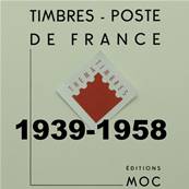 Feuilles France de 1939  1958 avec pochettes MOC MC15/2 317970