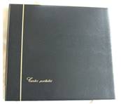 album pour 180 Cartes Postales Modernes noir avec 15 feuilles  fond blanc 6003