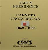 Jeu Presidence carnets croix rouge 1952 à 1983 France Ceres PFCR1