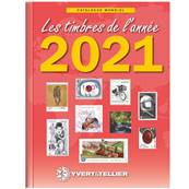 Timbres de l'anne 2021 Yvert et Tellier catalogue Mondial