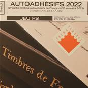 Jeu France Futura FS 2022 2e sem. Autoadhsifs Yvert et Tellier 137570