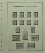 Runion surcharges CFA 1949-1974 avec pochettes MOC 317354
