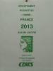 Jeu de pochettes pour feuilles France 2013 Album Louvre Edition Ceres HBA13