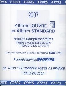 Feuilles France 2007 pour Album Louvre et Standard Edition Ceres