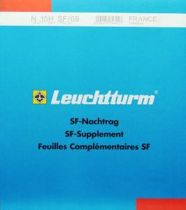 Feuille France carnets 2009 à pochettes SF Leuchtturm N15H SF/09 332573