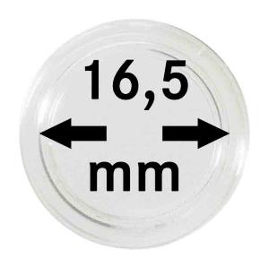 10 Capsules 16.5 mm pour pieces 1 cent euro LINDNER 2250165P