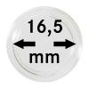 10 Capsules 16.5 mm pour pieces 1 cent euro LINDNER 2250165P