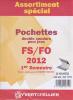Assortiment pochettes 1er semestre 2012 pour Futura FS FO Yvert et Tellier 19710