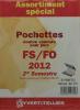 Assortiment pochettes 2e semestre 2012 pour Futura FS FO Yvert et Tellier 19711
