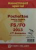 Assortiment pochettes 1er semestre 2013 pour Futura FS FO Yvert et Tellier 20710