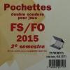 Assortiment pochettes 2e semestre 2015 pour Futura FS FO Yvert et Tellier 22711