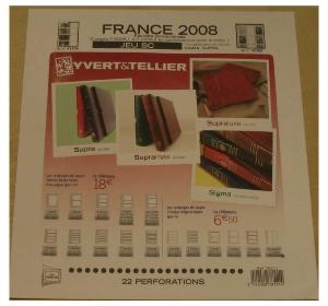 Jeu France SC Timbres Personnalises 2008 Yvert et Tellier 78111