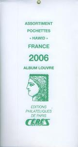Jeu de pochettes pour feuilles France 2006 Album Louvre Edition Ceres