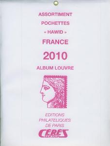 Jeu de pochettes pour feuilles France 2010 Album Louvre Edition Ceres HBA10