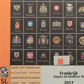 Feuilles standard ST-LX 1B timbres découpés blocs carnets France 2017 DAVO