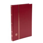 classeur pour timbres 32 pages noires BASIC S32 rouge Leuchtturm 309224