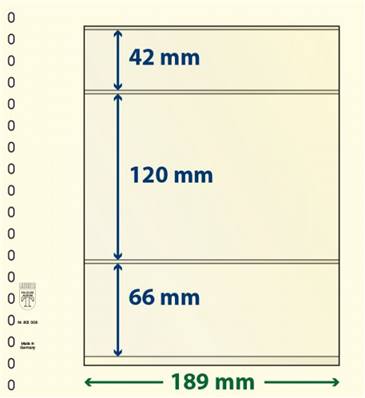 10 feuilles neutres LINDNER T 802308P