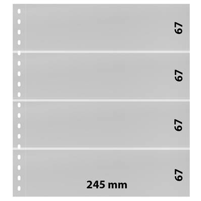 10 feuilles 4 bandes blanches OMNIA 012P LINDNER