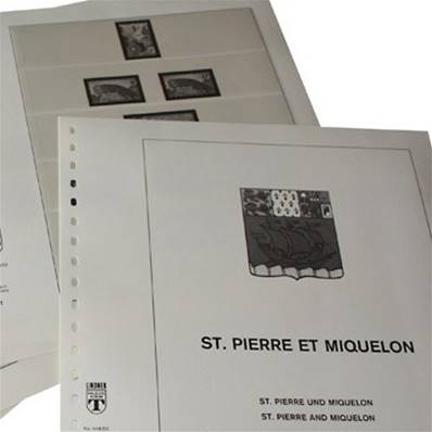 Feuilles Saint Pierre et Miquelon 1952 à 1976 LINDNER T448-52