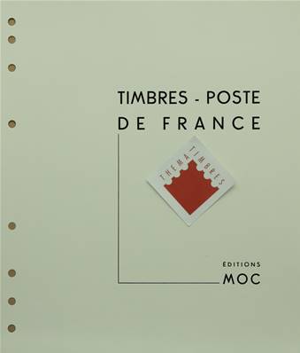 Feuilles France de 2015 à 2019 avec pochettes MOC MC15/11 357179