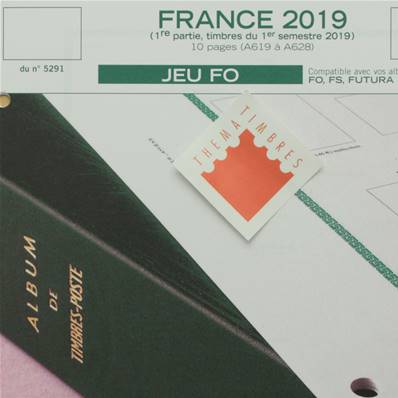 Jeu France Futura FO 2019 1er semestre Yvert et Tellier 134443