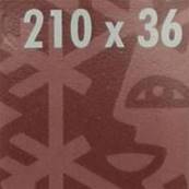25 bandes 210 mm x 36 mm simple soudure fond noir Yvert 18036