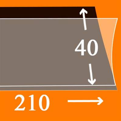 50 bandes simple soudure fond noir 217 x 40 mm 1040TH