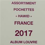 Jeu de pochettes pour feuilles France 2017 Album Louvre Ceres HBA17