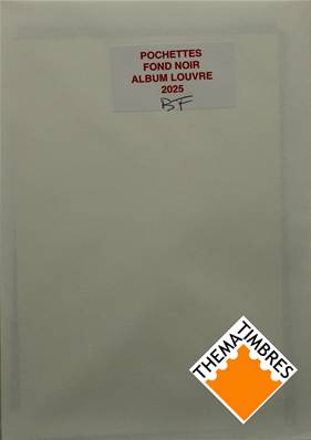 Jeu de pochettes Blocs Speciaux France 2025 Album Louvre HBA25BF