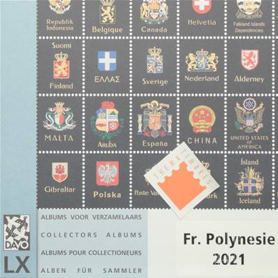 Feuilles Luxe Polynésie Française 2021 DAVO 3851