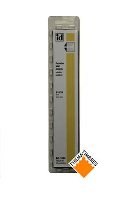 25 bandes ID double soudure fond noir 210 x 24 mm ID1024