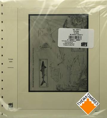 Feuilles EUROPA 1ere partie 2024 SAFE DUAL 2257-1-24