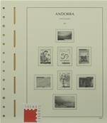 Andorre Francais 2020 à 2022 avec pochettes Leuchtturm 07F/SF 367005