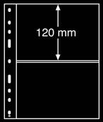 10 Feuilles noires  2 bandes Optima 2S Leuchtturm 322646