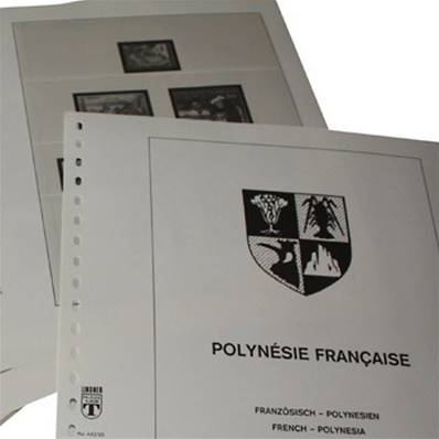 Feuilles Polynesie Francaise 1995 à 2009 Lindner T442-95