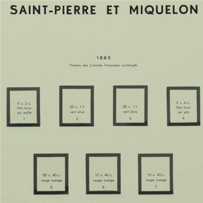 Saint Pierre et Miquelon 1885 à 1958 avec pochettes MOC 333954