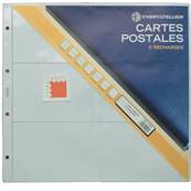 5 recharges CPM horizontales pour cartes postales Yvert et Tellier 2008