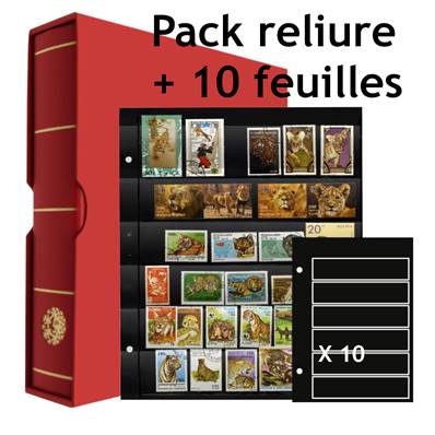 Offre Album Futura rouge et 10 feuilles Giga 6 Yvert et Tellier 21796