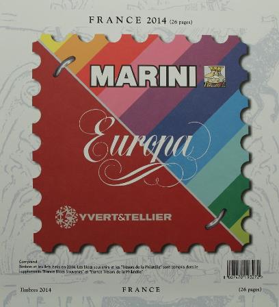Jeu France 2014 Yvert et Tellier Marini 830922