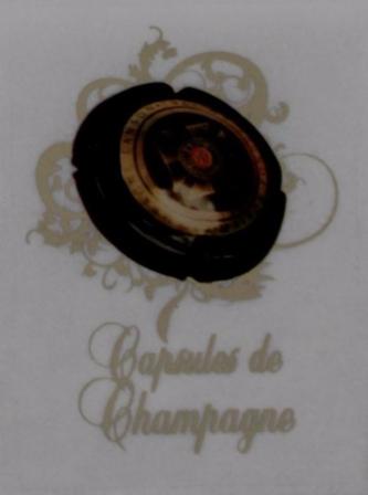 Signette image et texte Capsules de Champagne Yvert et Tellier 4402