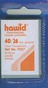 50 pochettes Hawid 7027 simple soudure fond transparent 40 x 26 mm ID211