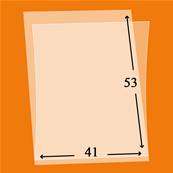 50 pochettes ID H7121 simple soudure fond transparent 41 x 53 mm ID218