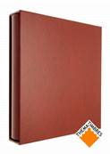 Reliure  14 anneaux Skai et etui assorti bordeaux Safe 807 817