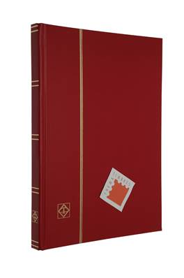 classeur pour timbres 32 pages noires BASIC S32 rouge Leuchtturm 309224