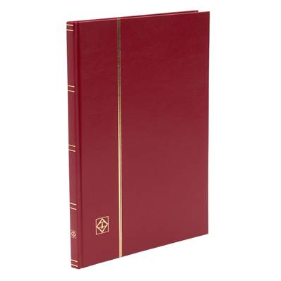 classeur pour timbres 16 pages noires BASIC S16 rouge Leuchtturm 317377