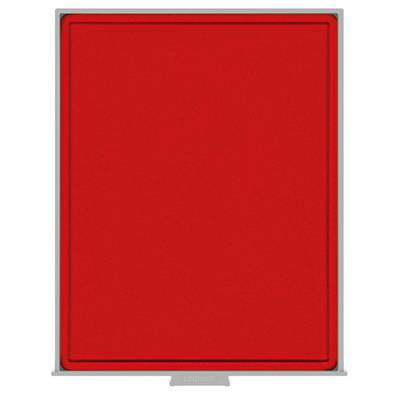 Box rouge sans compartiment rouge LINDNER 2100