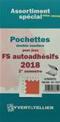 Pochettes 2e sem 2018 Futura FS autoadhesifs Yvert & Tellier 133374
