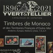 Timbres de Monaco et TOM 2021 Yvert et Tellier 135112