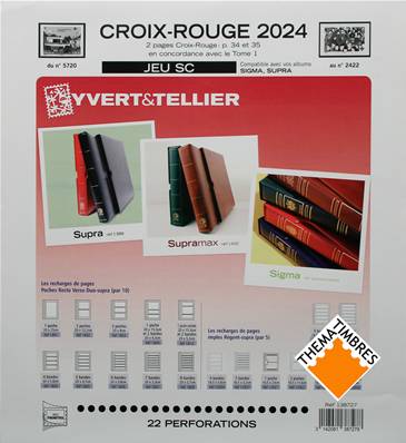 Jeu France Croix Rouge SC 2023 2024 Yvert et Tellier 138727